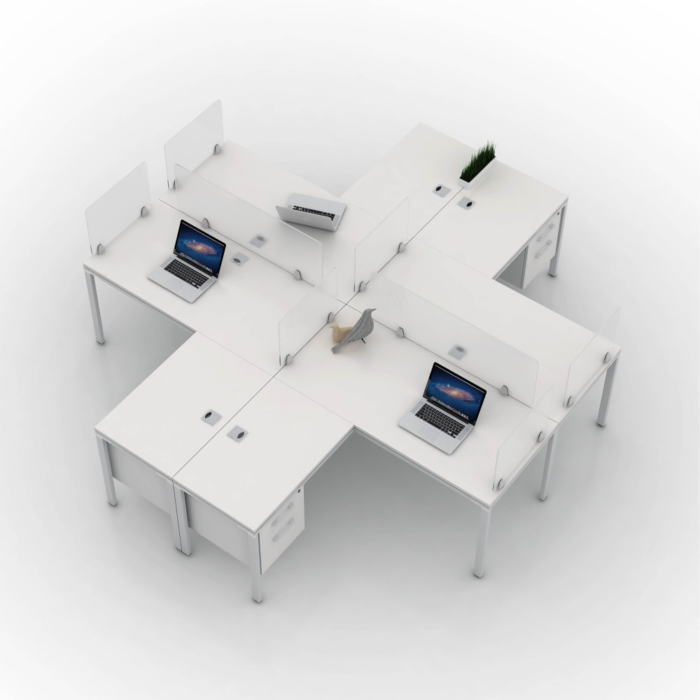 Boss Simple System 4-unit Desk - 29.5