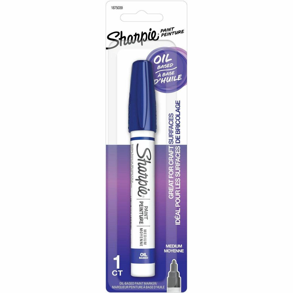 Sharpie Oil-Based Paint Markers - Medium Marker Point - Blue Ink