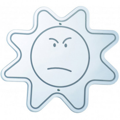 Angry Face Mirror