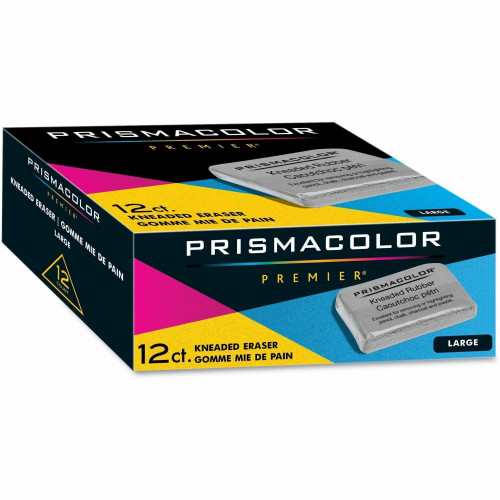 Fork Partition Prismacolor Kneaded Rubber Eraser - Gray - Rubber - 12 / Dozen - SP...