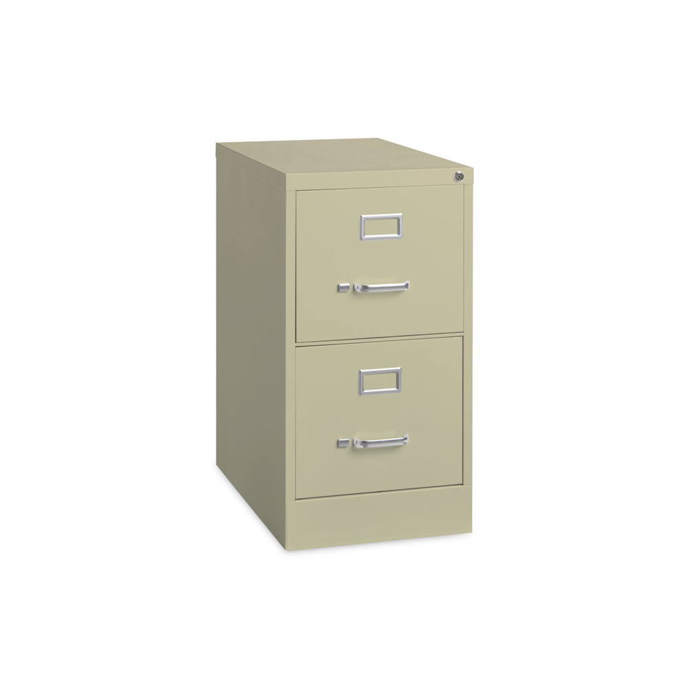 Vertical Letter File 2 LetterSize File Drawers, Putty, 15...