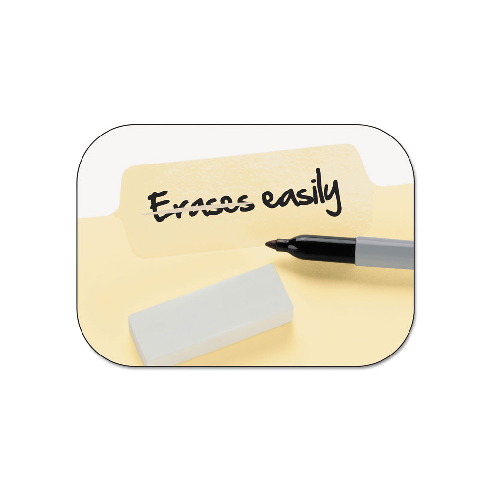 Erasable SuperTab File Folders, 1/3Cut Tabs Assorted, Letter Size...